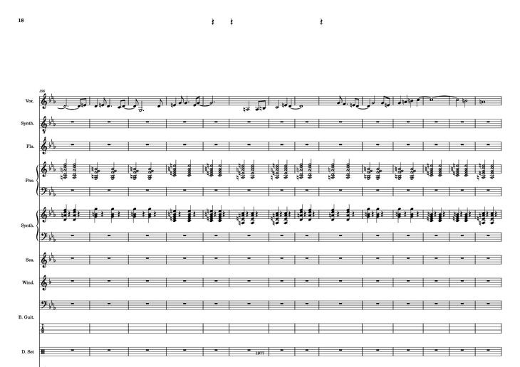 Page 18 of the piano sheet music PDF - Fool