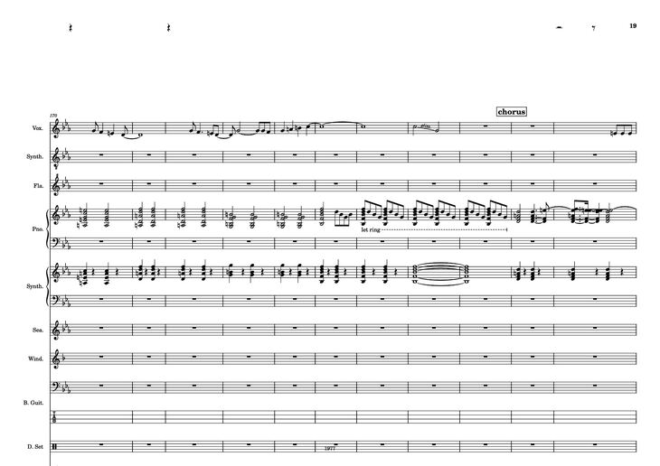 Page 19 of the piano sheet music PDF - Fool