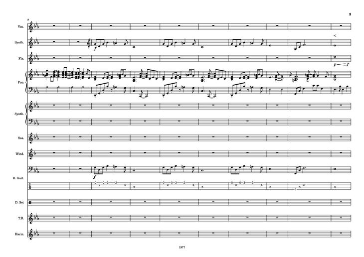 Page 3 of the piano sheet music PDF - Fool