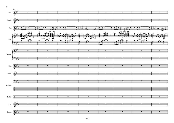 Page 4 of the piano sheet music PDF - Fool