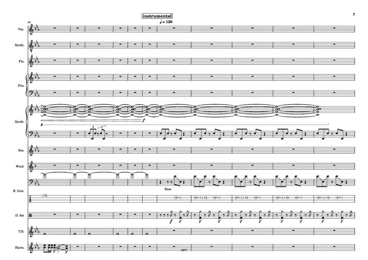 Page 7 of the piano sheet music PDF - Fool