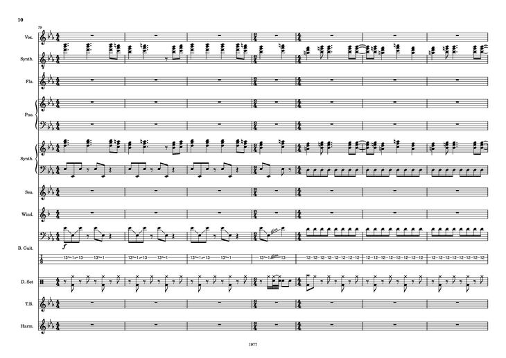 Page 10 of the piano sheet music PDF - Fool