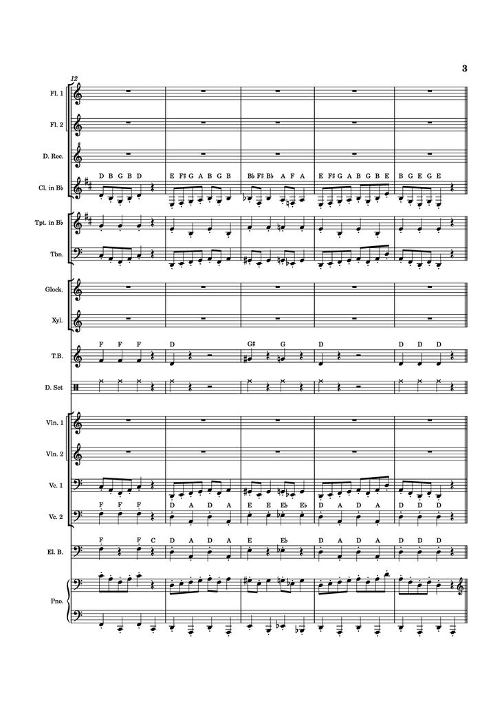 Page 3 of the piano sheet music PDF Piano - In the Hall of the Mountain King Piano by Eduard Grieg