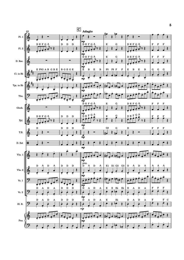 Page 5 of the piano sheet music PDF Piano - In the Hall of the Mountain King Piano by Eduard Grieg