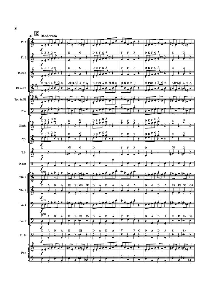Page 8 of the piano sheet music PDF Piano - In the Hall of the Mountain King Piano by Eduard Grieg