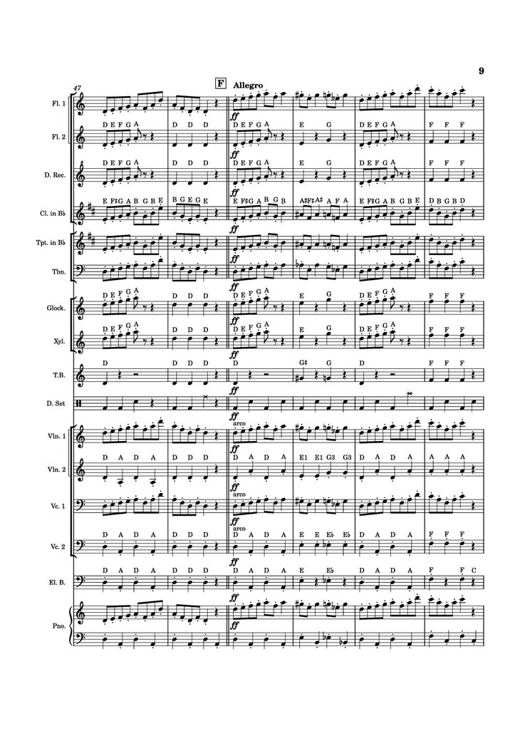 Page 9 of the piano sheet music PDF Piano - In the Hall of the Mountain King Piano by Eduard Grieg