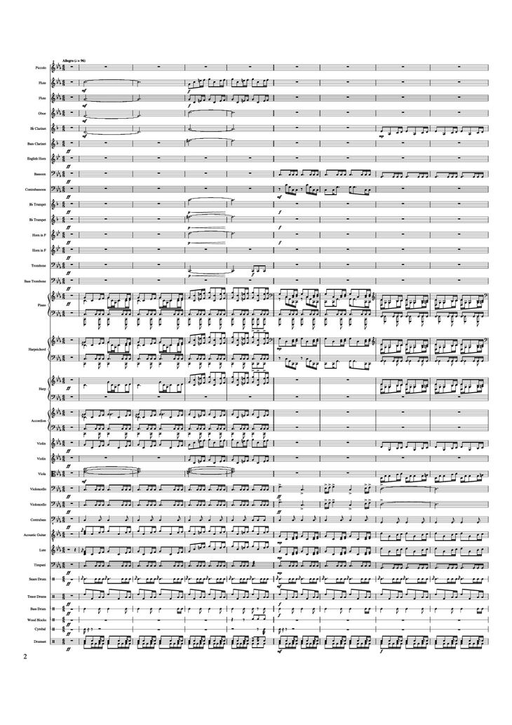 Page 2 of the piano sheet music PDF Piano - Game of Thrones Theme Piano by Ramin Djawadi