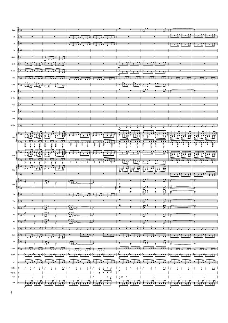 Page 4 of the piano sheet music PDF Piano - Game of Thrones Theme Piano by Ramin Djawadi