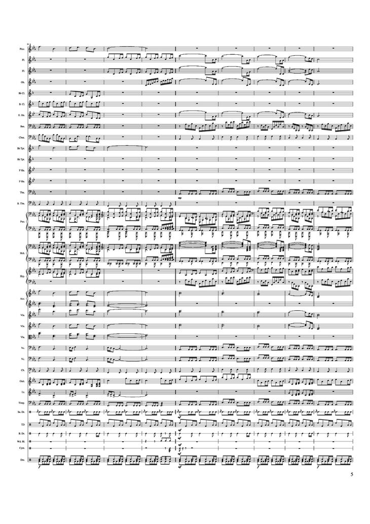 Page 5 of the piano sheet music PDF Piano - Game of Thrones Theme Piano by Ramin Djawadi