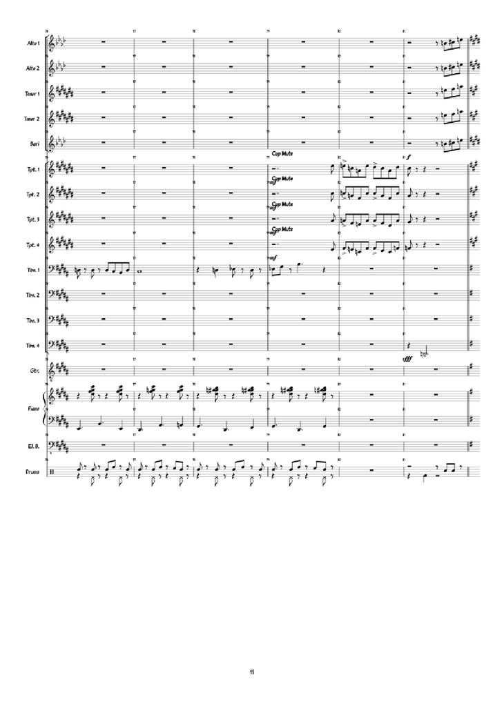 Page 11 of the piano sheet music PDF Piano - Super Mario 3D World: Credits Roll Piano by Arranged by: Jimmy Dunning
