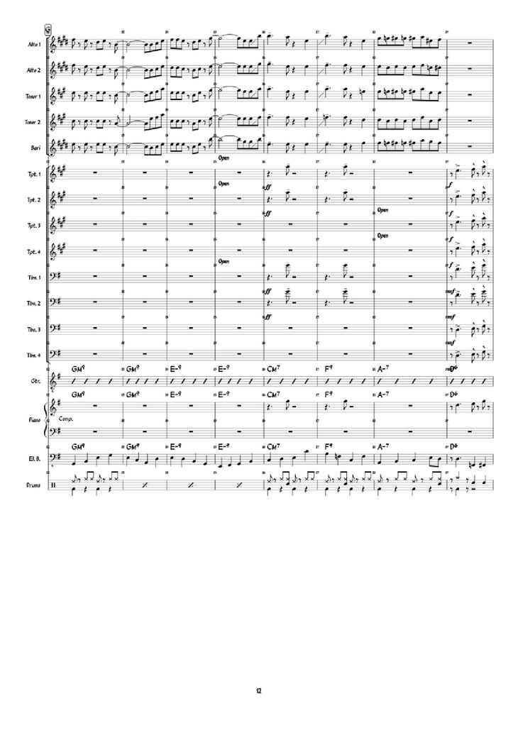 Page 12 of the piano sheet music PDF Piano - Super Mario 3D World: Credits Roll Piano by Arranged by: Jimmy Dunning