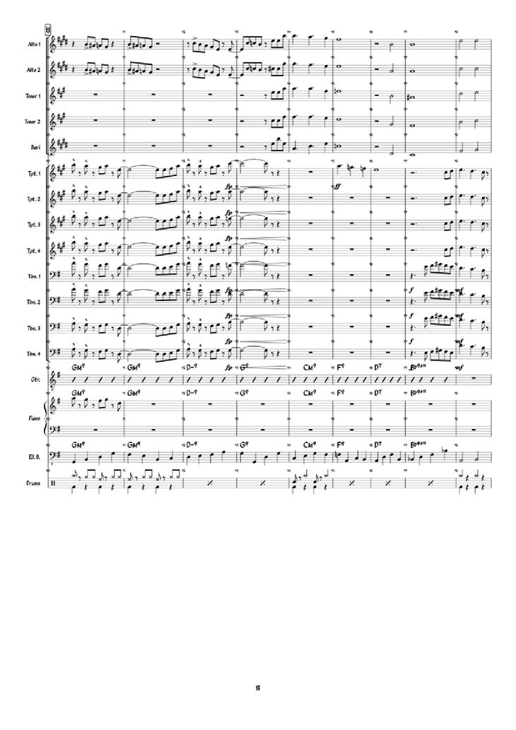Page 13 of the piano sheet music PDF Piano - Super Mario 3D World: Credits Roll Piano by Arranged by: Jimmy Dunning