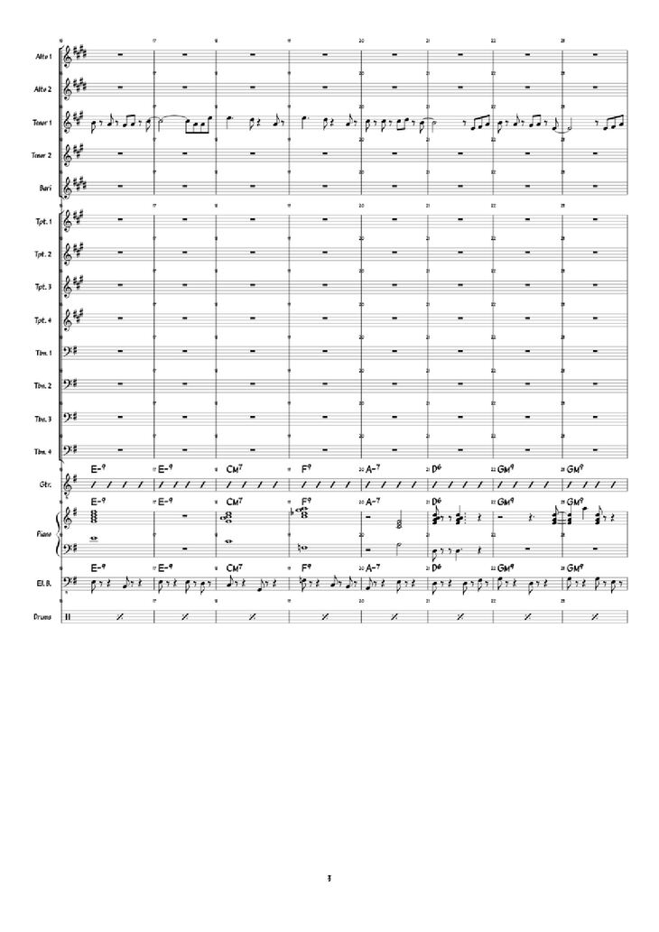 Page 3 of the piano sheet music PDF Piano - Super Mario 3D World: Credits Roll Piano by Arranged by: Jimmy Dunning