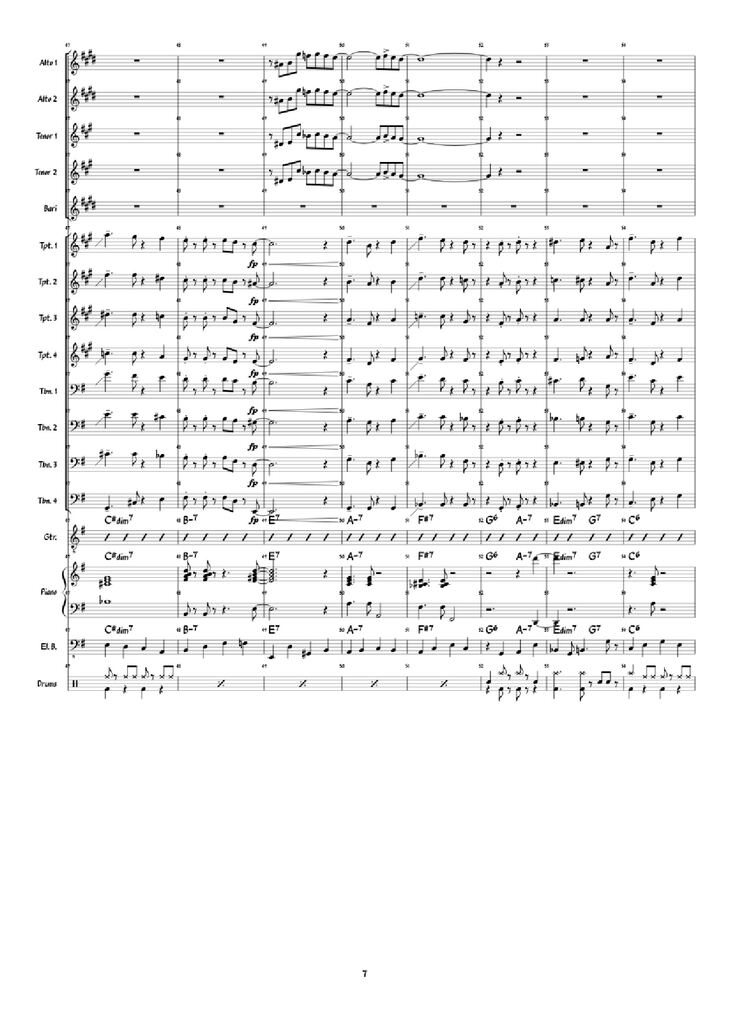 Page 7 of the piano sheet music PDF Piano - Super Mario 3D World: Credits Roll Piano by Arranged by: Jimmy Dunning