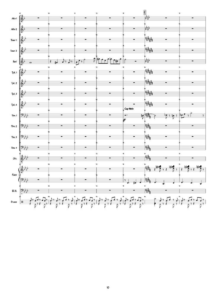 Page 10 of the piano sheet music PDF Piano - Super Mario 3D World: Credits Roll Piano by Arranged by: Jimmy Dunning