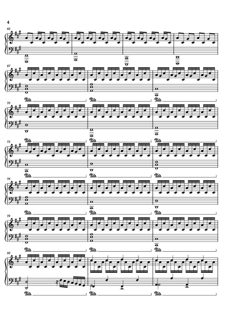 Page 4 of the piano sheet music PDF Piano - experience Piano by Undefined