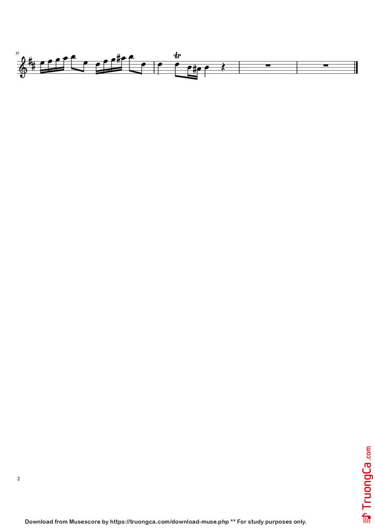 Page 2 of the piano sheet music PDF - The King Of Strangeness Violin by Composer