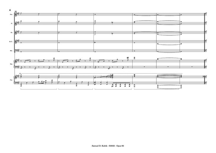 Page 4 of the piano sheet music PDF Piano - Tetris Theme Variations Piano by Samuel D. Kubik