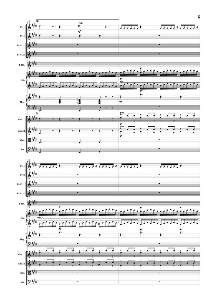 Page 5 of the piano sheet music PDF Piano - Golden Hour Piano by Jacob Lawson [JVKE]
