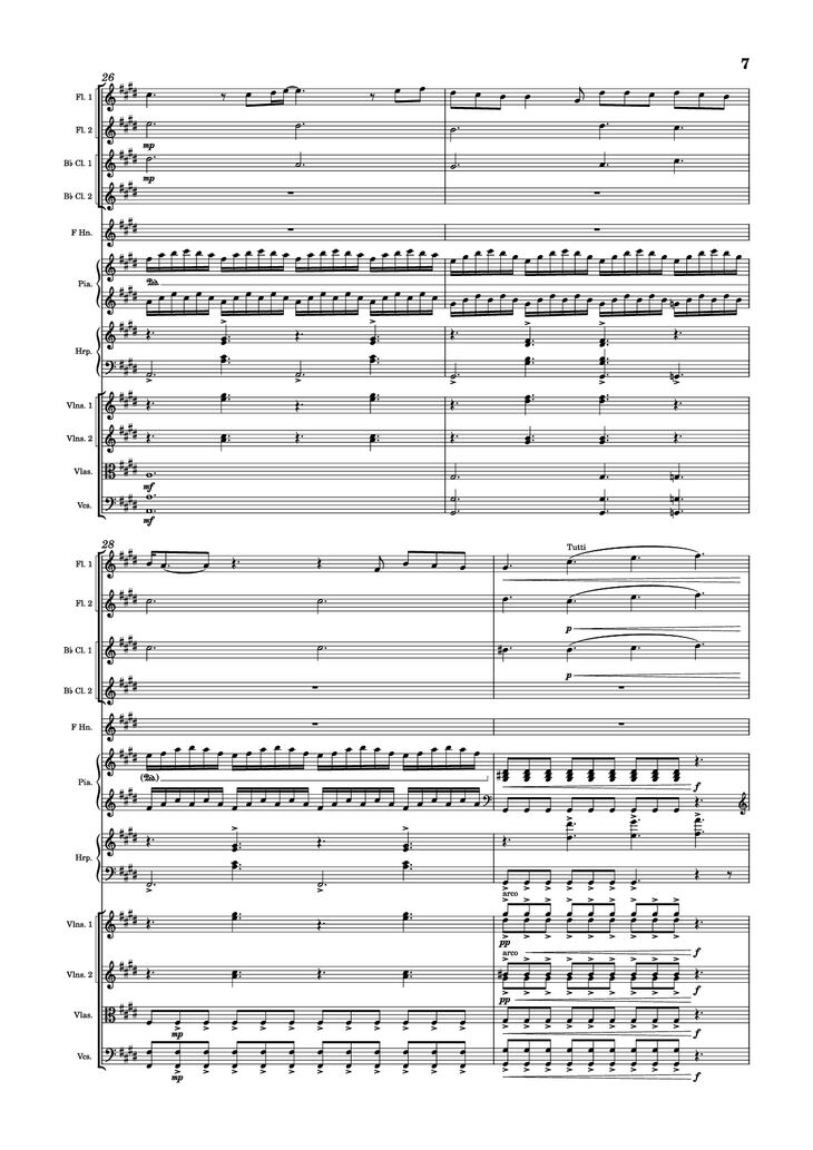 Page 7 of the piano sheet music PDF Piano - Golden Hour Piano by Jacob Lawson [JVKE]