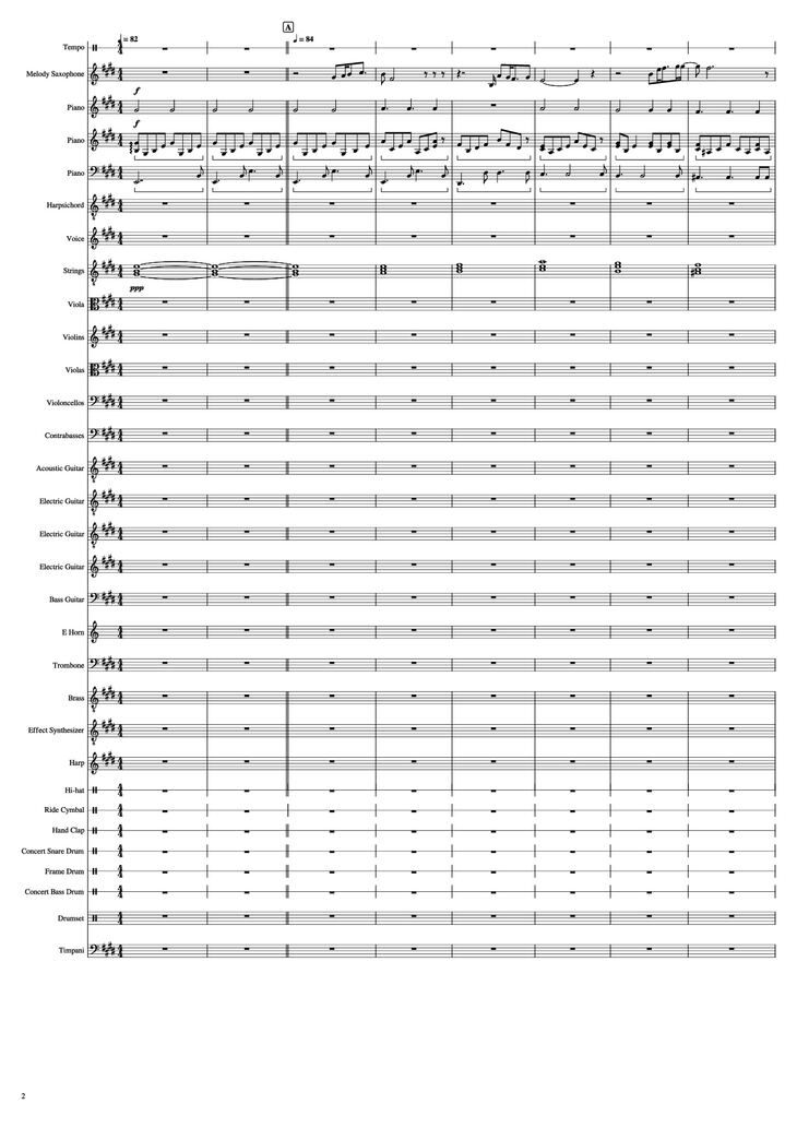 Page 2 of the piano sheet music PDF Piano - John Miles - Music Piano by Undefined