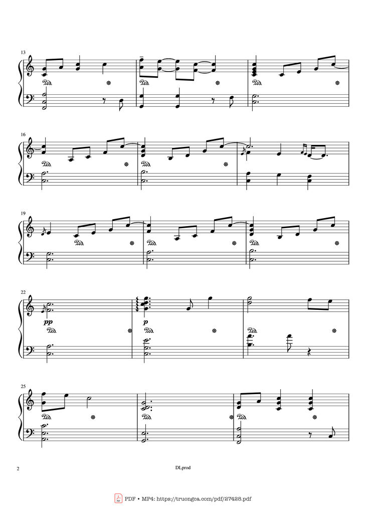 Page 2 of the piano sheet music PDF Piano - Piano man - Billy Joel (Easy Piano) by Love-nsky