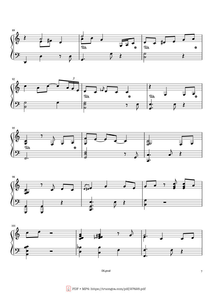 Page 7 of the piano sheet music PDF Piano - Piano man - Billy Joel (Easy Piano) by Love-nsky
