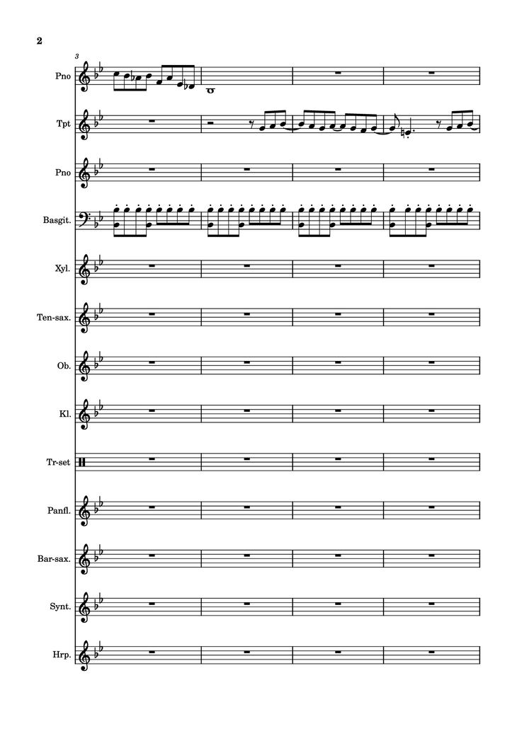 Page 2 of the piano sheet music PDF Piano - After Today, A goofy movie by Powerline