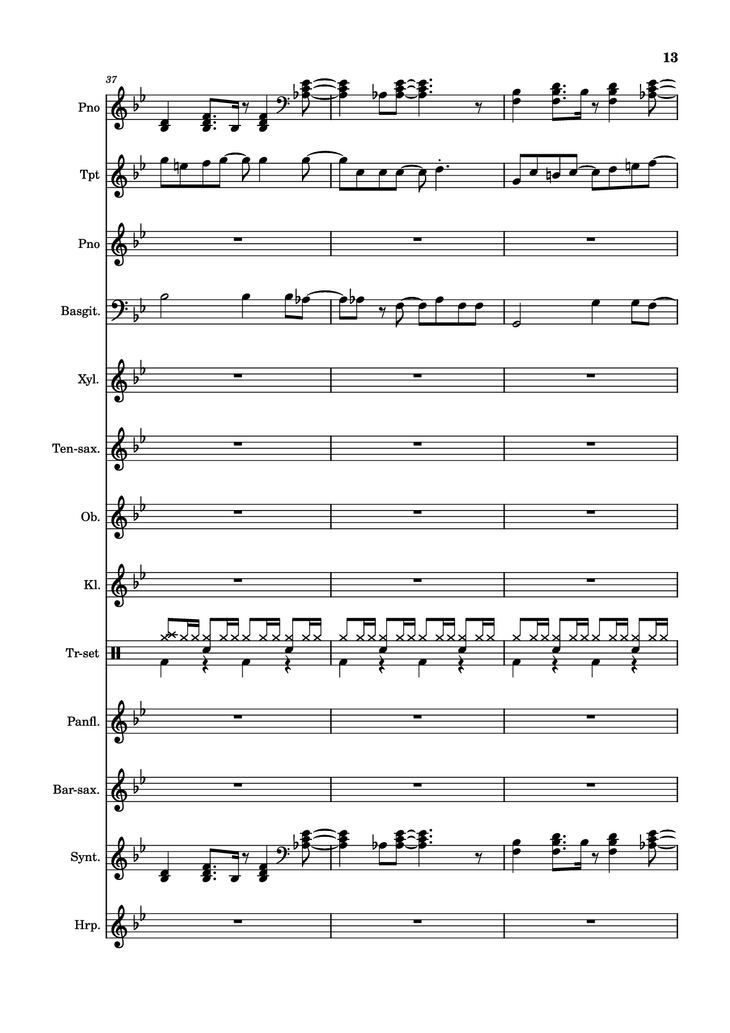 Page 13 of the piano sheet music PDF Piano - After Today, A goofy movie by Powerline
