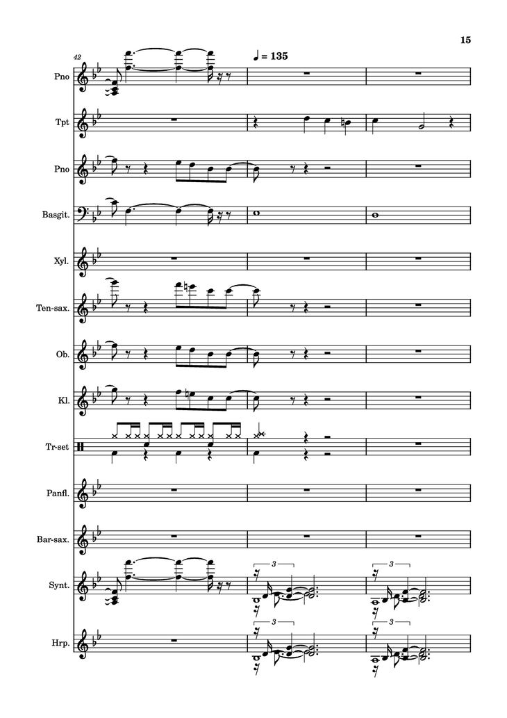 Page 15 of the piano sheet music PDF Piano - After Today, A goofy movie by Powerline