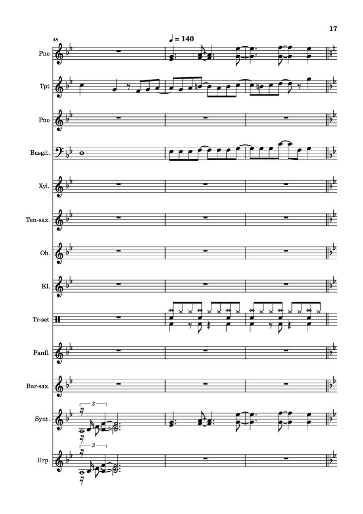 Page 17 of the piano sheet music PDF Piano - After Today, A goofy movie by Powerline