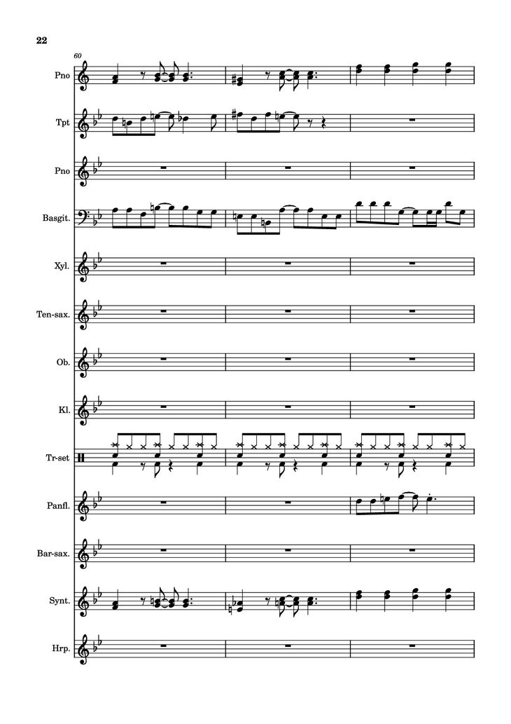Page 22 of the piano sheet music PDF Piano - After Today, A goofy movie by Powerline
