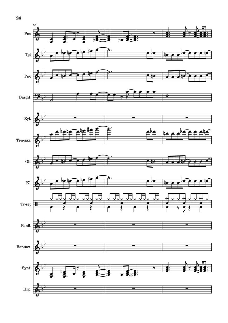 Page 24 of the piano sheet music PDF Piano - After Today, A goofy movie by Powerline