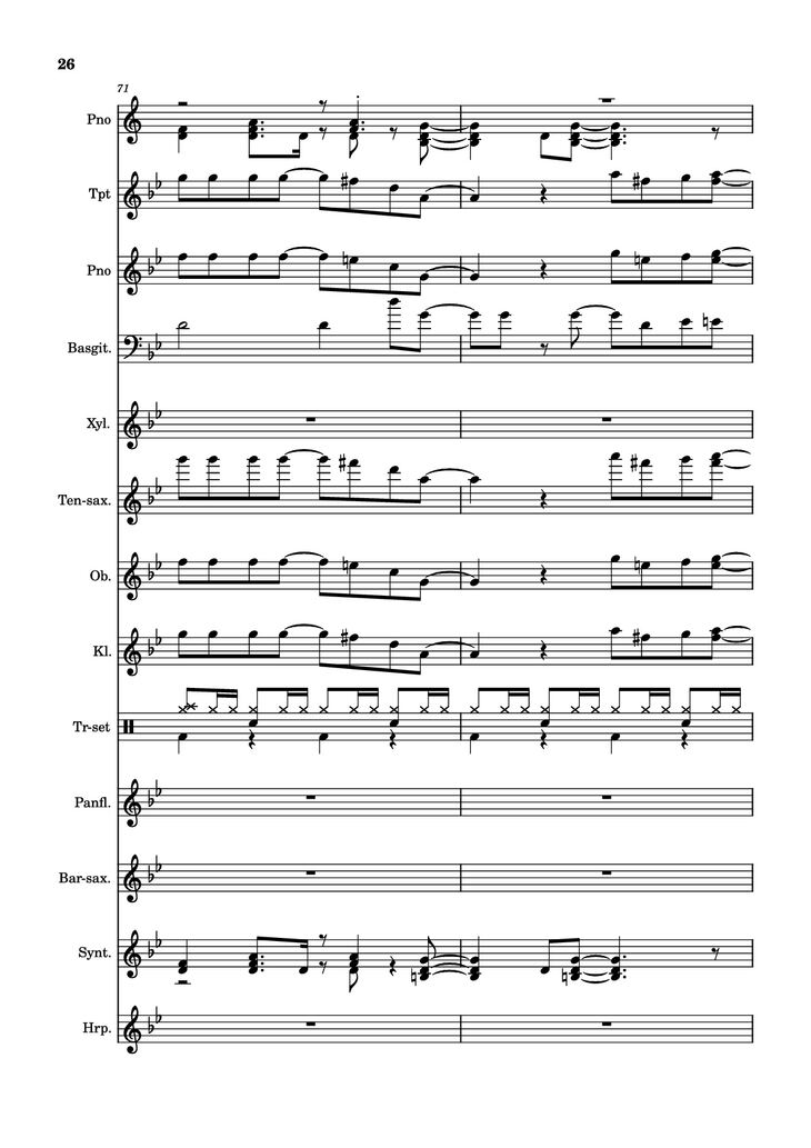 Page 26 of the piano sheet music PDF Piano - After Today, A goofy movie by Powerline