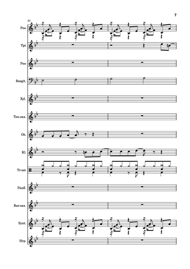 Page 7 of the piano sheet music PDF Piano - After Today, A goofy movie by Powerline