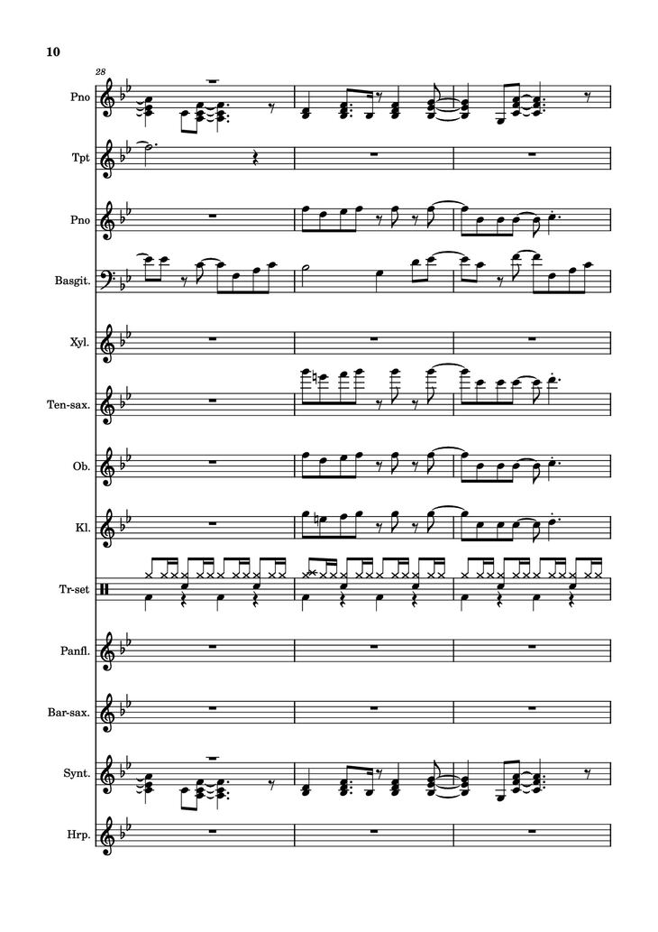 Page 10 of the piano sheet music PDF Piano - After Today, A goofy movie by Powerline