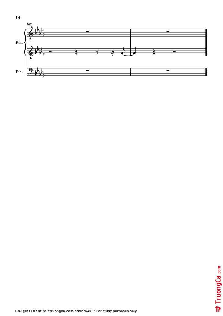 Page 14 of the piano sheet music PDF Piano - Hinkik - Time Leaper Piano by Undefined