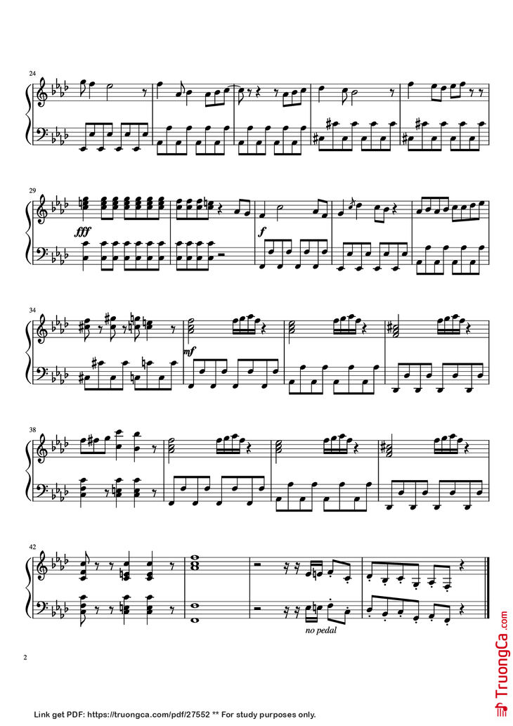 Page 2 of the piano sheet music PDF Piano - Detective Conan Main Theme Piano by Ausca Lai
