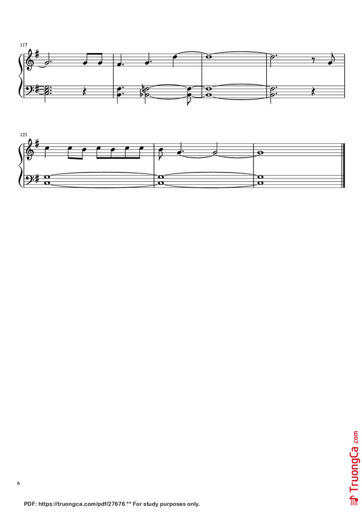 Page 6 of the piano sheet music PDF Piano - Let it go Piano (easy) by Idina Menzel