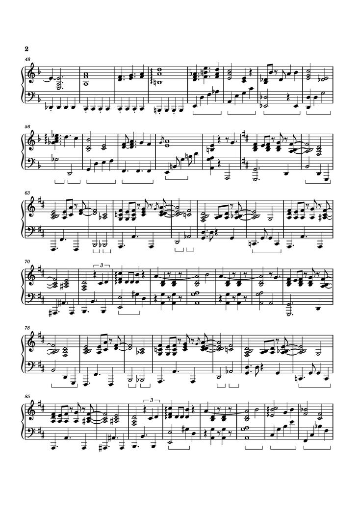 Page 2 of the piano sheet music PDF Piano - Merylu Piano by Izumi Hirotaka