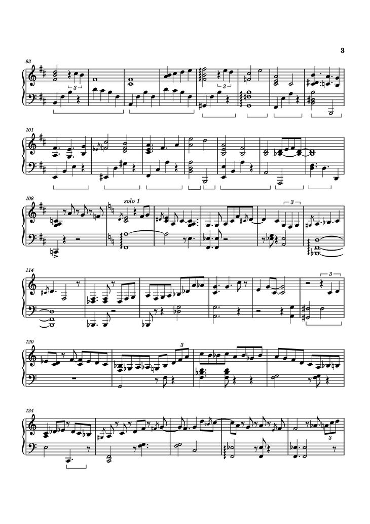 Page 3 of the piano sheet music PDF Piano - Merylu Piano by Izumi Hirotaka