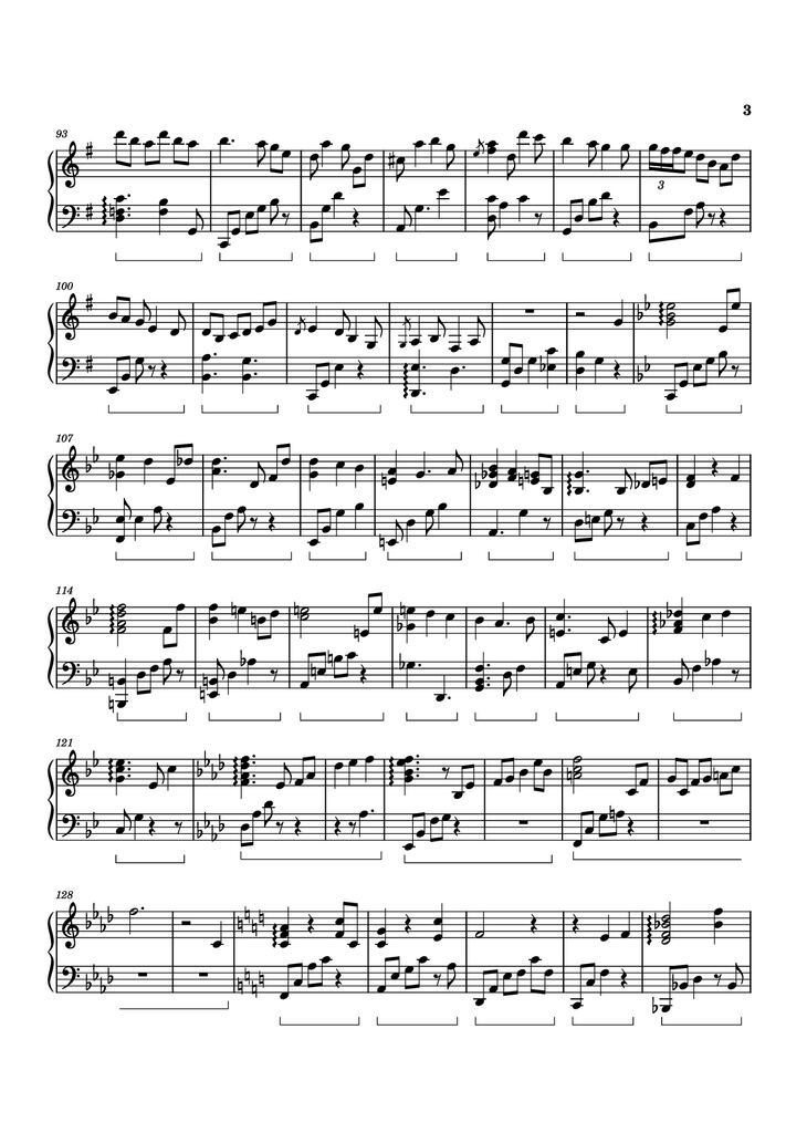 Page 3 of the piano sheet music PDF Piano - Prelude Piano by Izumi Hirotaka