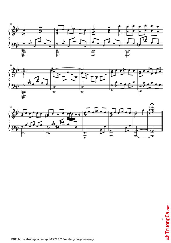 Page 3 of the piano sheet music PDF Piano - Crime and Punishment Piano by Undefined