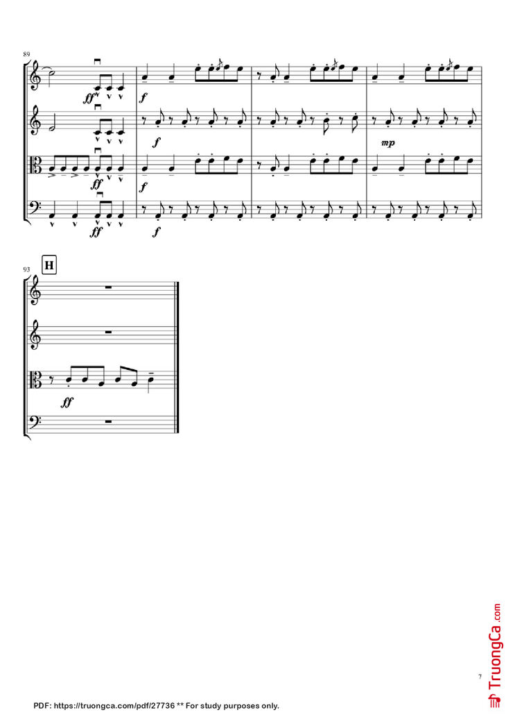 Page 7 of the piano sheet music PDF - Mal Romance Violin by Lady Gaga Arr. by Potter