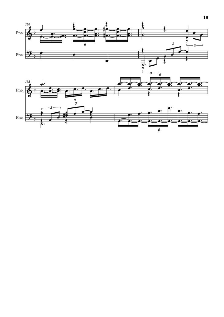 Page 19 of the piano sheet music PDF Piano - score-5bdfbd0626702694b8d652a63c658d6b Piano by Undefined