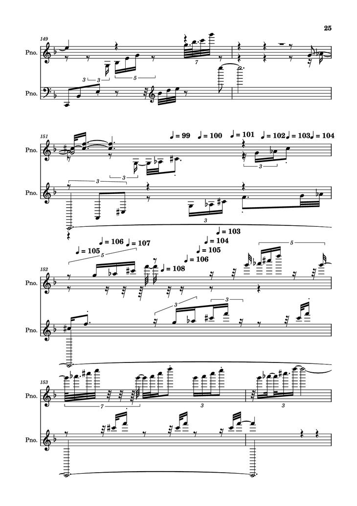 Page 25 of the piano sheet music PDF Piano - score-5bdfbd0626702694b8d652a63c658d6b Piano by Undefined