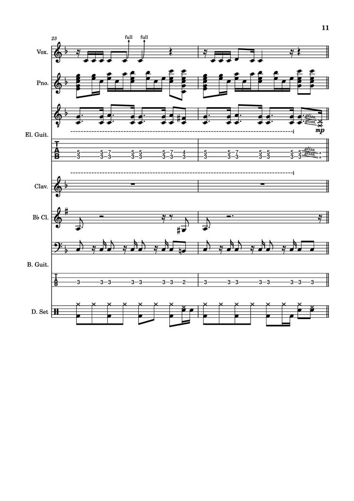 Page 11 of the piano sheet music PDF - Another Man