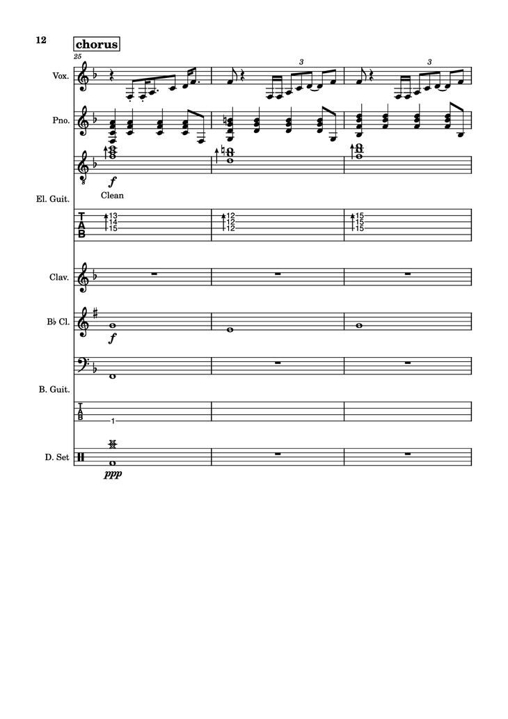 Page 12 of the piano sheet music PDF - Another Man