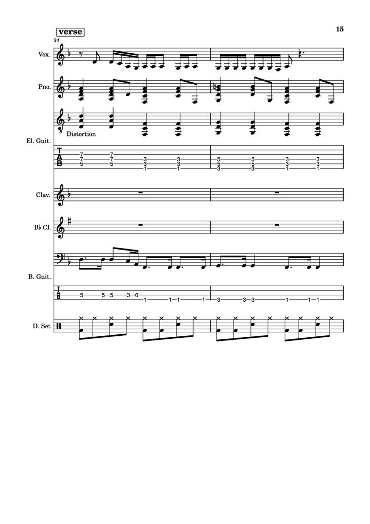 Page 15 of the piano sheet music PDF - Another Man