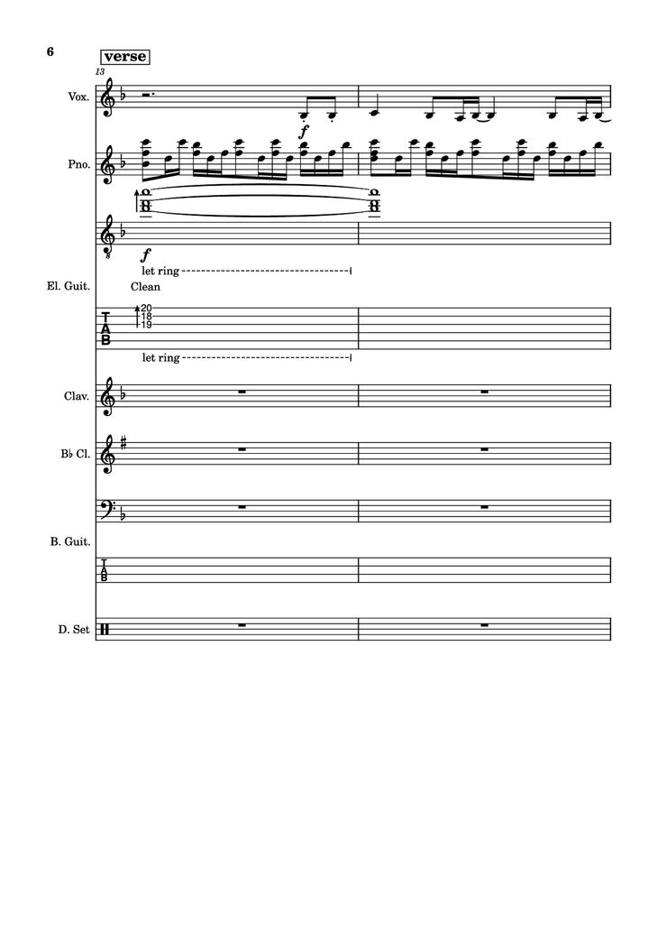 Page 6 of the piano sheet music PDF - Another Man